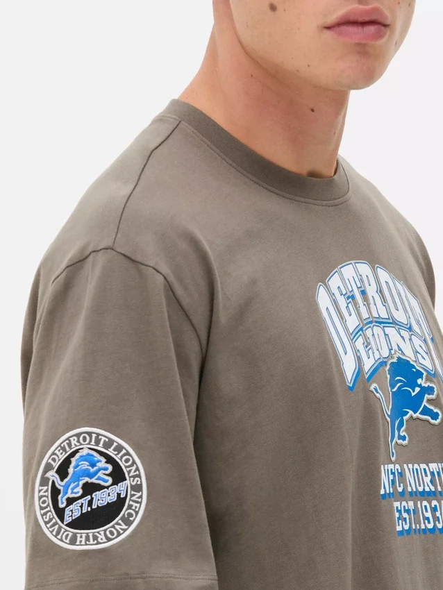 NFL Detroit Lions-logo-T-skjorte