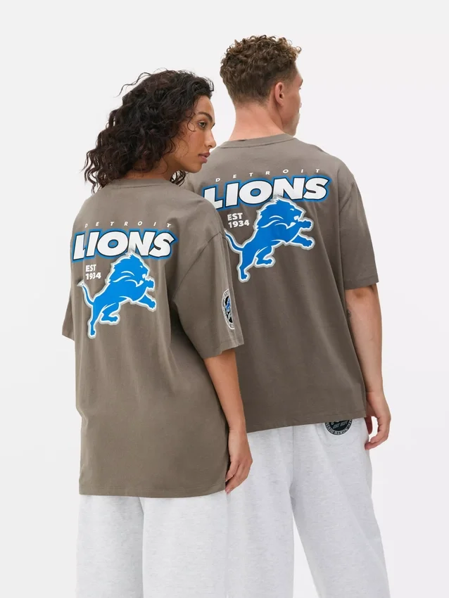 NFL Detroit Lions-logo-T-skjorte