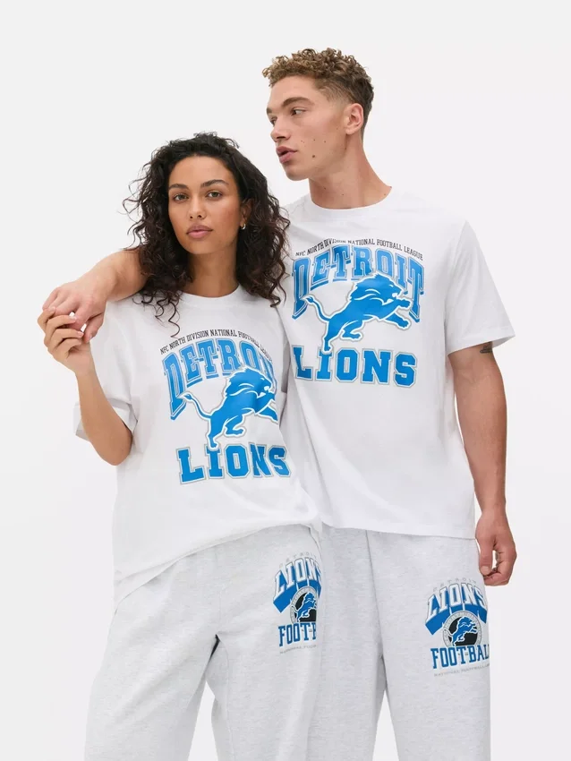 NFL Detroit Lions-skjorte med trykk