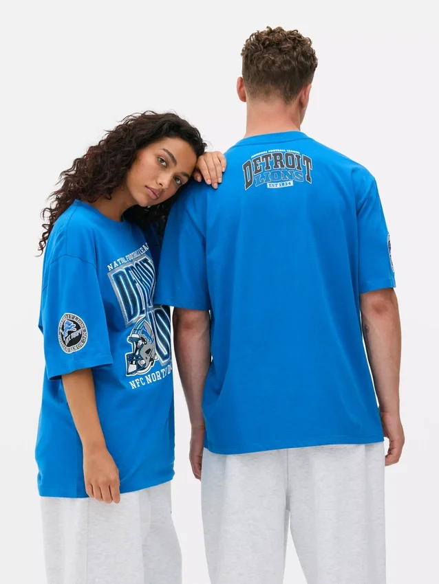 NFL Detroit Lions-skjorte med trykk