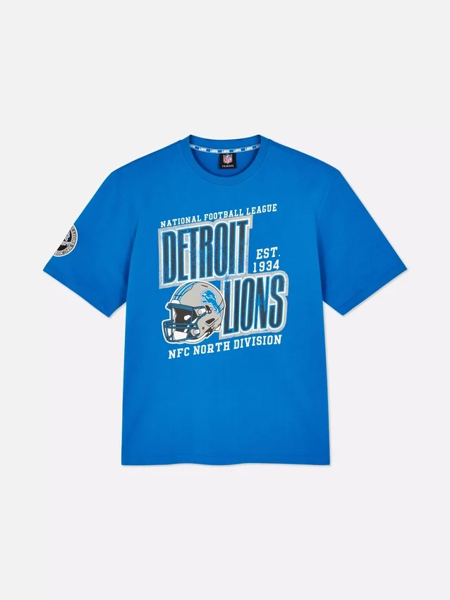NFL Detroit Lions-skjorte med trykk