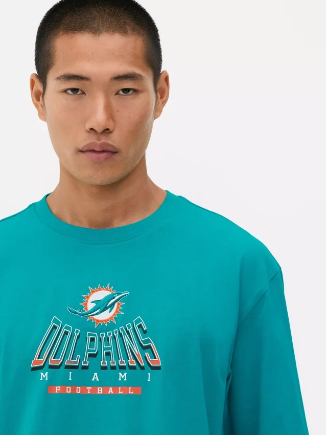 NFL Miami Dolphins-logo-T-skjorte