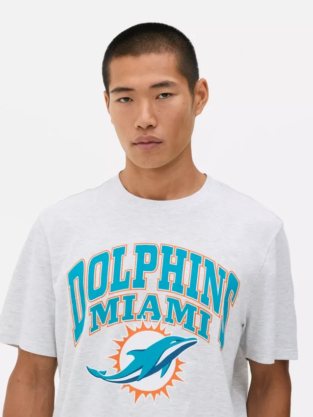 NFL Miami Dolphins-logo-T-skjorte