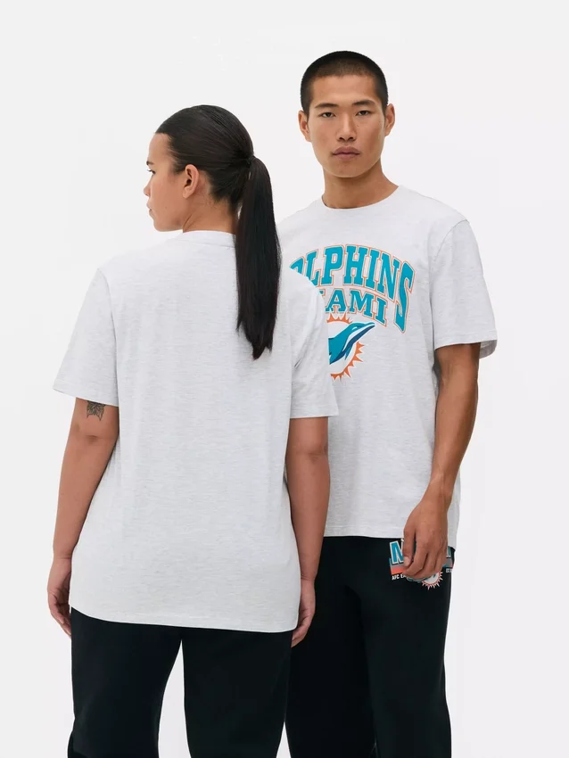NFL Miami Dolphins-logo-T-skjorte