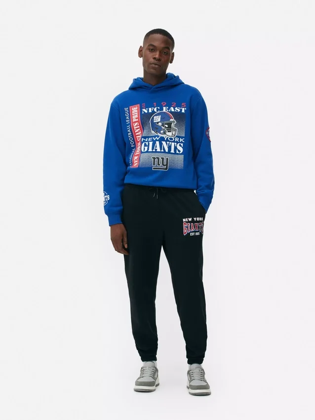NFL New York Giants joggebukser med oppbrettede ben
