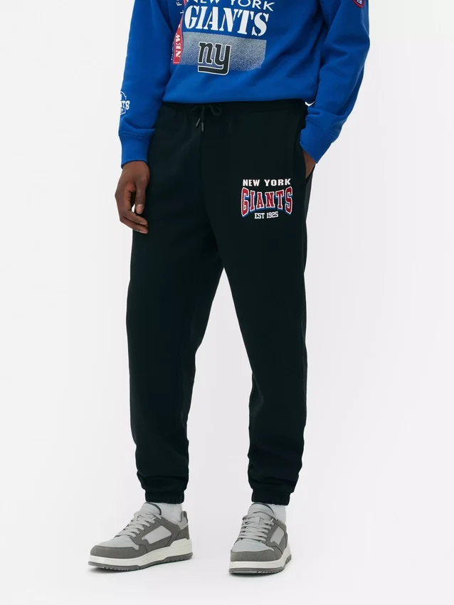 NFL New York Giants joggebukser med oppbrettede ben