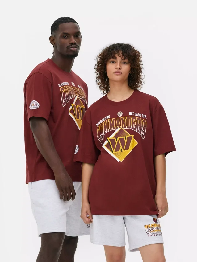 NFL Washington Commanders-logo-T-skjorte