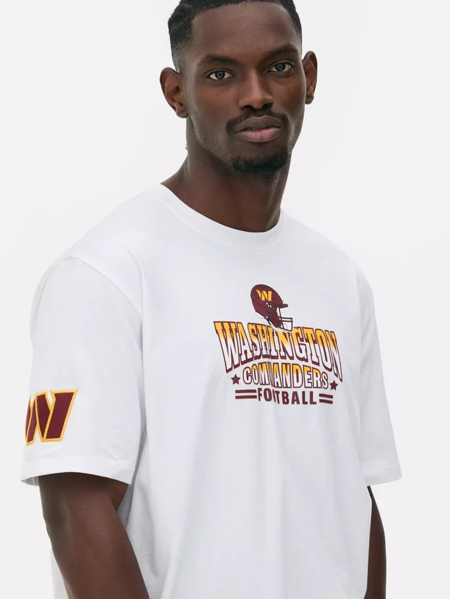 NFL Washington Commanders-logo-T-skjorte