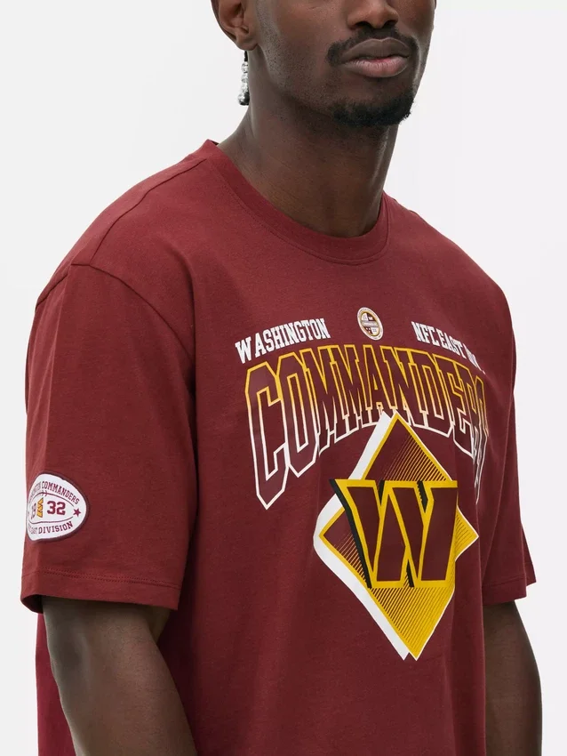 NFL Washington Commanders-logo-T-skjorte