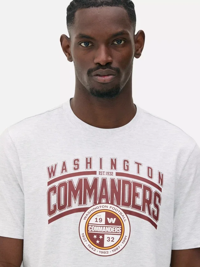 NFL Washington Commanders-logo-T-skjorte