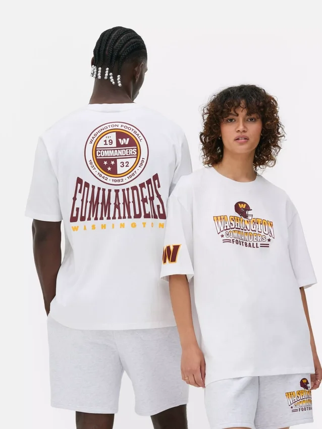NFL Washington Commanders-logo-T-skjorte