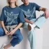 Nirvana-T-skjorte med englemotiv