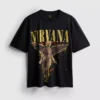 Nirvana-T-skjorte med englemotiv