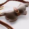 Nøkkelring med hundepose-anheng