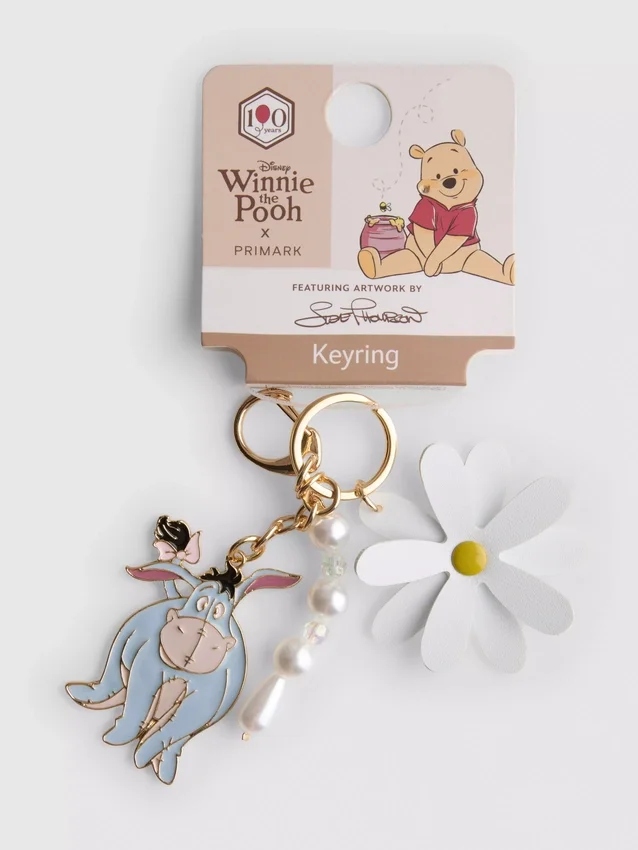 Nøkkelring med Winnie the Pooh og Eeyore