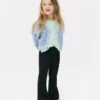 Ottomanske leggings med utvidet ben
