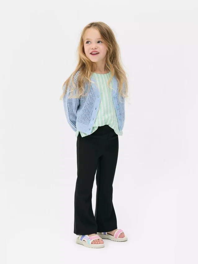 Ottomanske leggings med utvidet ben