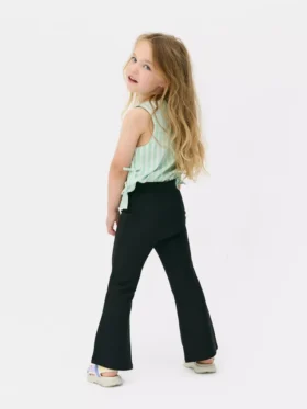 Ottomanske leggings med utvidet ben