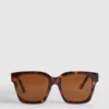 Overdimensjonerte solbriller i «cat eye»-stil