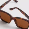 Overdimensjonerte solbriller i «cat eye»-stil