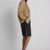 Oversized blazer med én rad knapper