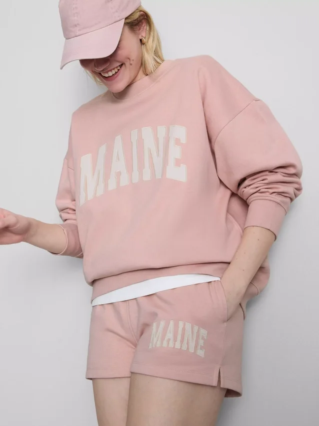 Oversized Maine-genser med høyt bomullsinnhold
