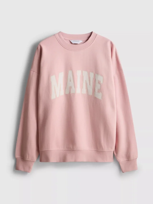 Oversized Maine-genser med høyt bomullsinnhold