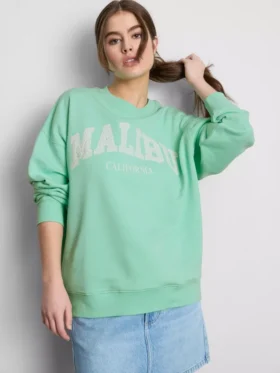 Oversized Malibu-genser med høyt bomullsinnhold