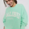 Oversized Malibu-genser med høyt bomullsinnhold