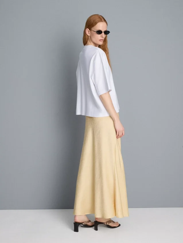 Oversized T-skjorte i bomull