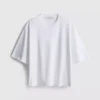 Oversized T-skjorte i bomull
