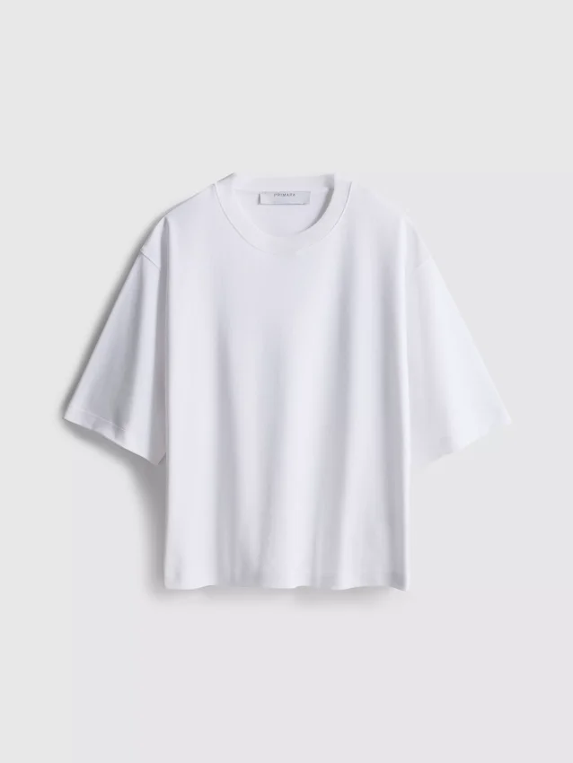 Oversized T-skjorte i bomull