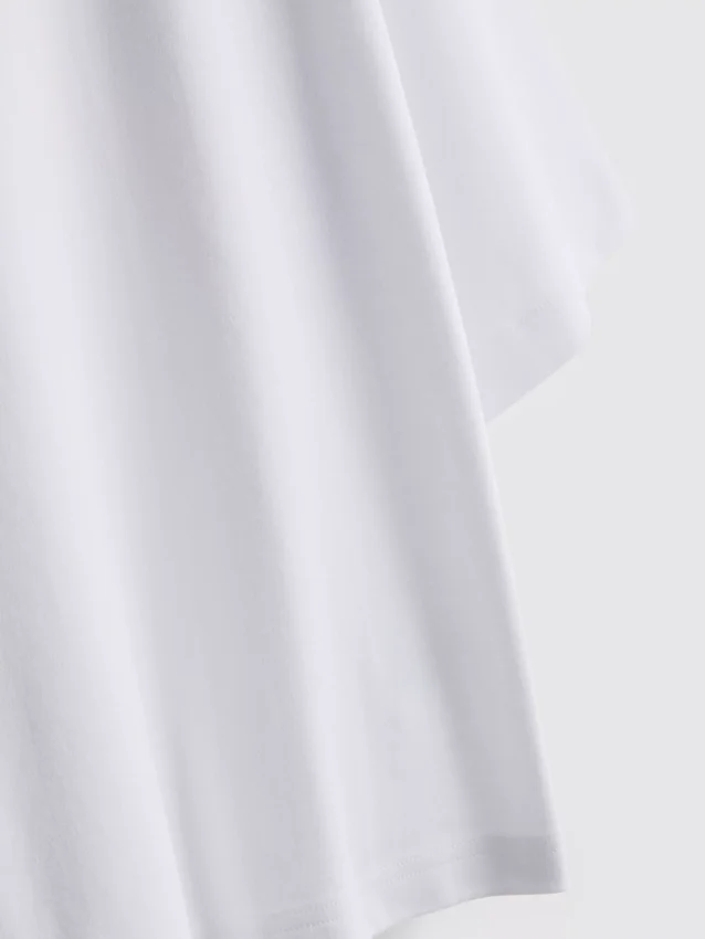 Oversized T-skjorte i bomull