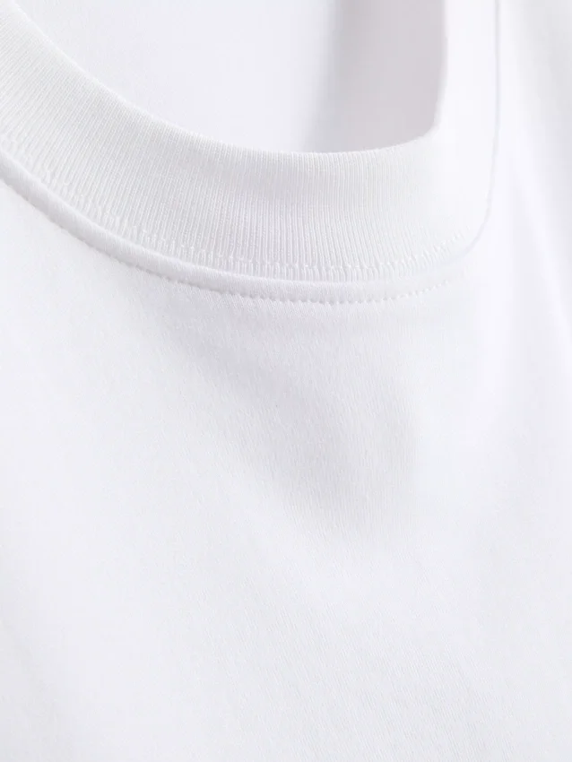 Oversized T-skjorte i bomull