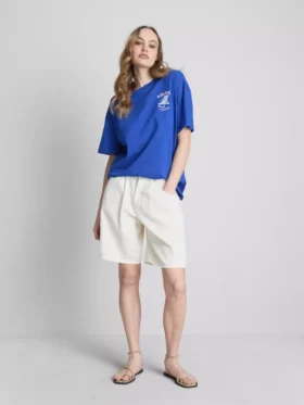 Oversized T-skjorte med Soleil-trykk