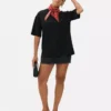 Oversized, uunnværlig jersey-T-skjorte