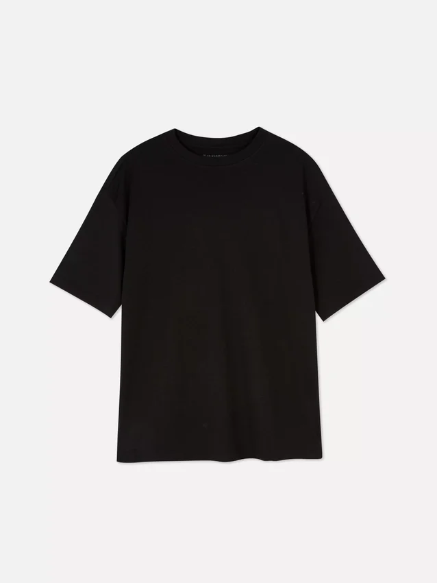 Oversized, uunnværlig jersey-T-skjorte