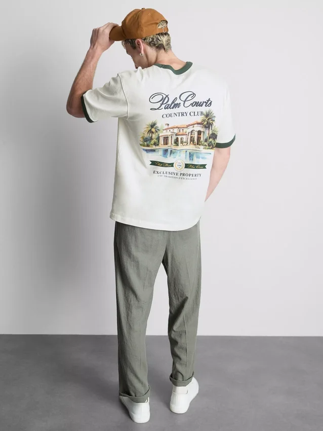 Palm Courts Ringer-T-skjorte