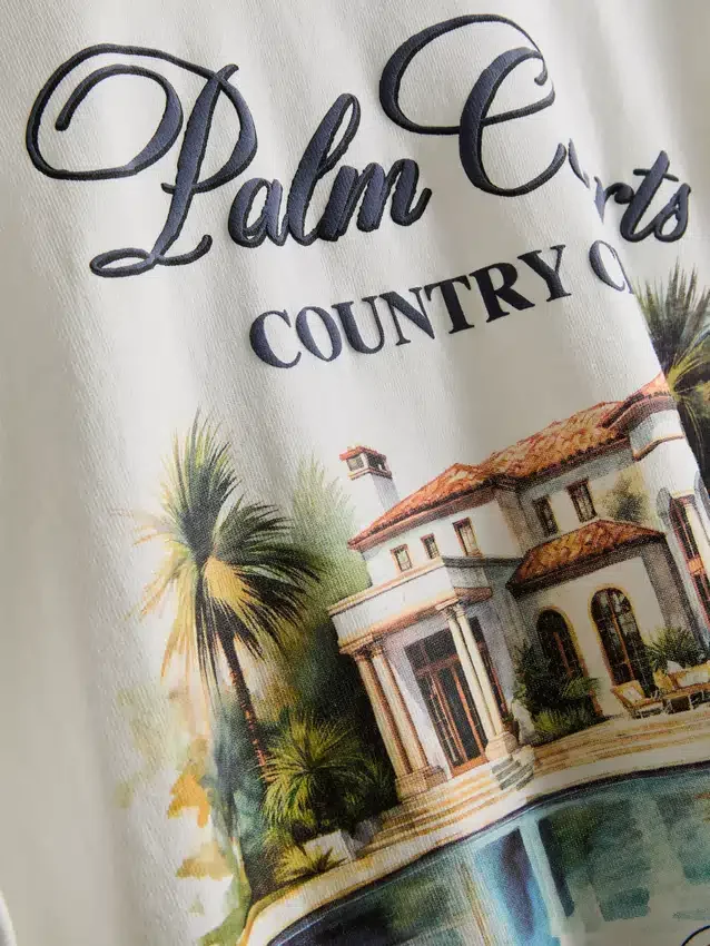 Palm Courts Ringer-T-skjorte