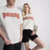 Pantera-T-skjorte med grafisk motiv
