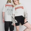 Pantera-T-skjorte med grafisk motiv