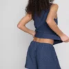 Paula Echevarría avslappede krøllete shorts
