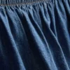Paula Echevarría denim-top med puffermmer