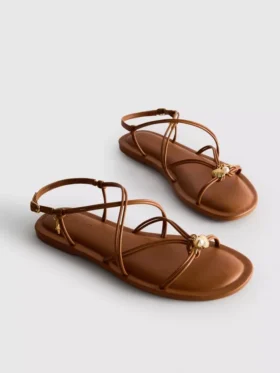 Paula Echevarría sandaler med stropper og pynt