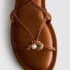 Paula Echevarría sandaler med stropper og pynt