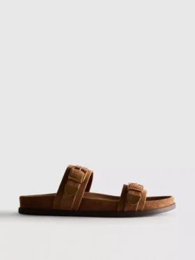 Paula Echevarría sandaler med to stropper og spenne