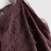 Paula Echevarría sateng-cami-top med blonderkant