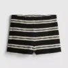 Paula Echevarría strikkede stripete minishorts