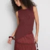 Paula Echevarría strikket asymmetrisk topp