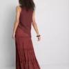 Paula Echevarría strikket asymmetrisk topp
